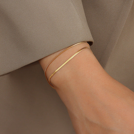 Double-layered bracelet - Ilse